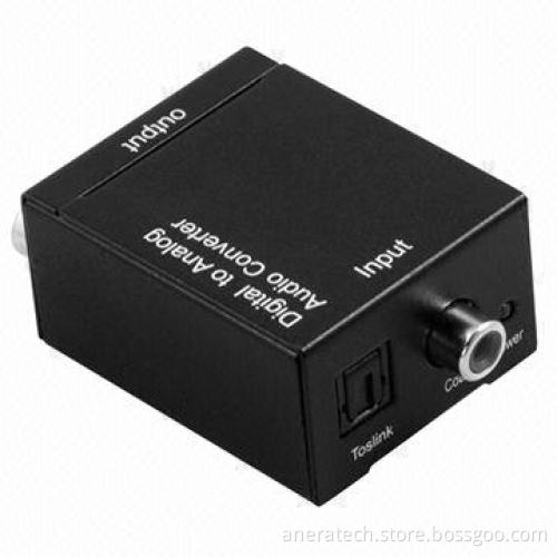 Digital to Analog Audio Converter, Digital or Toslink Audio to R/L Audio